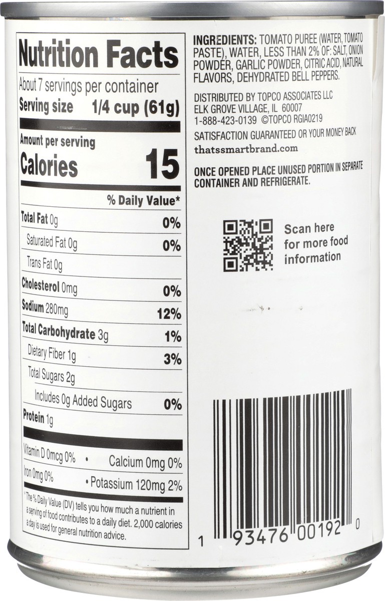 slide 3 of 14, That's Smart! Tomato Sauce, 15 oz
