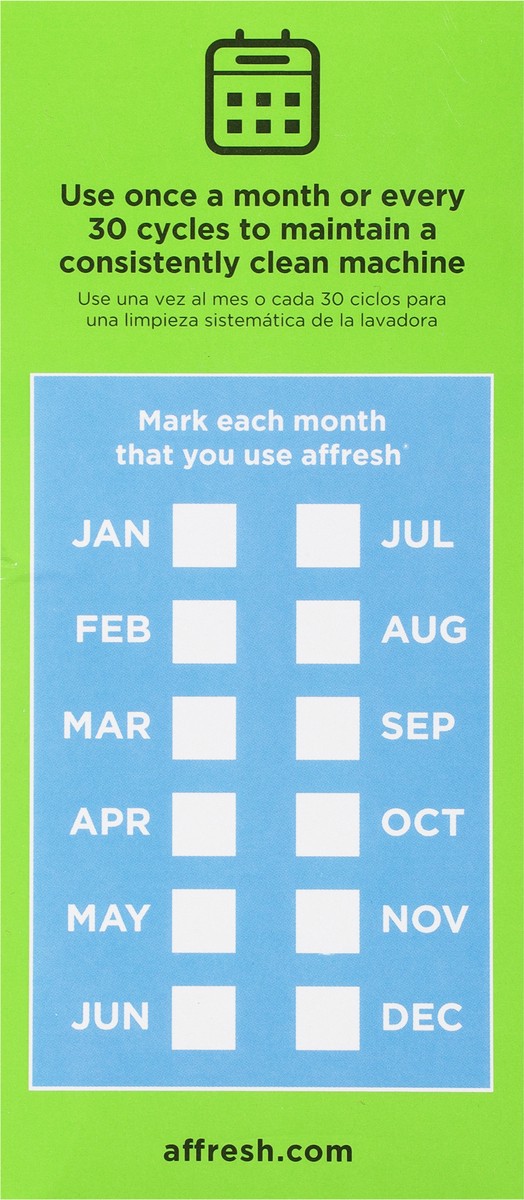 slide 13 of 13, Affresh Washing Machine Cleaner 3 Tablets, 3 ct