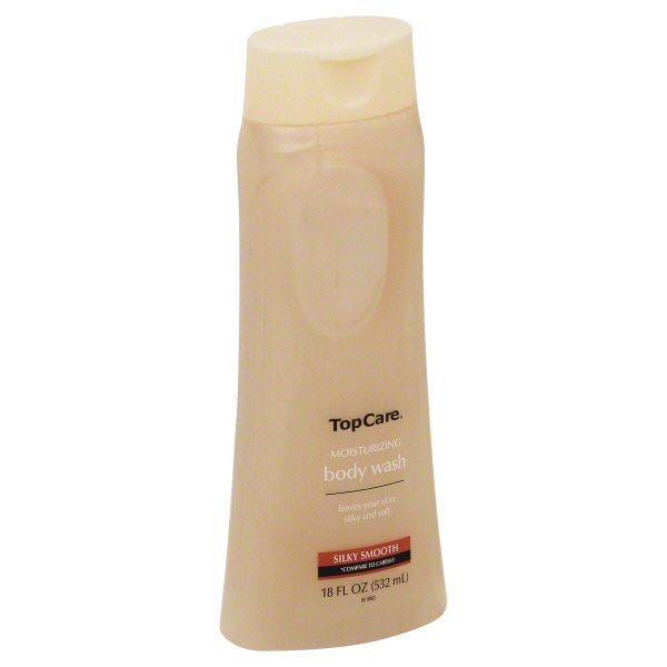 slide 1 of 1, TopCare Moisturizing Body Wash, Silky Smooth, 18 oz