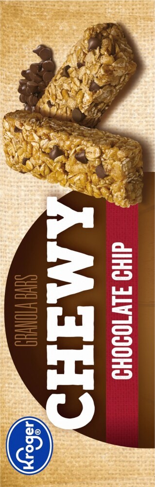 slide 2 of 6, Kroger Chewy Chocolate Chip Granola Bars, 8 ct; 0.85 oz