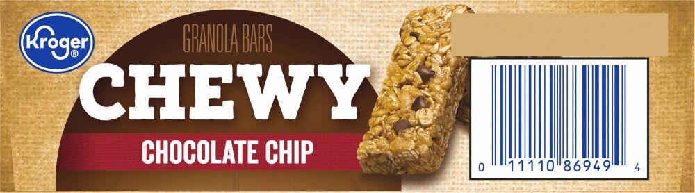 slide 4 of 6, Kroger Chewy Chocolate Chip Granola Bars, 8 ct; 0.85 oz