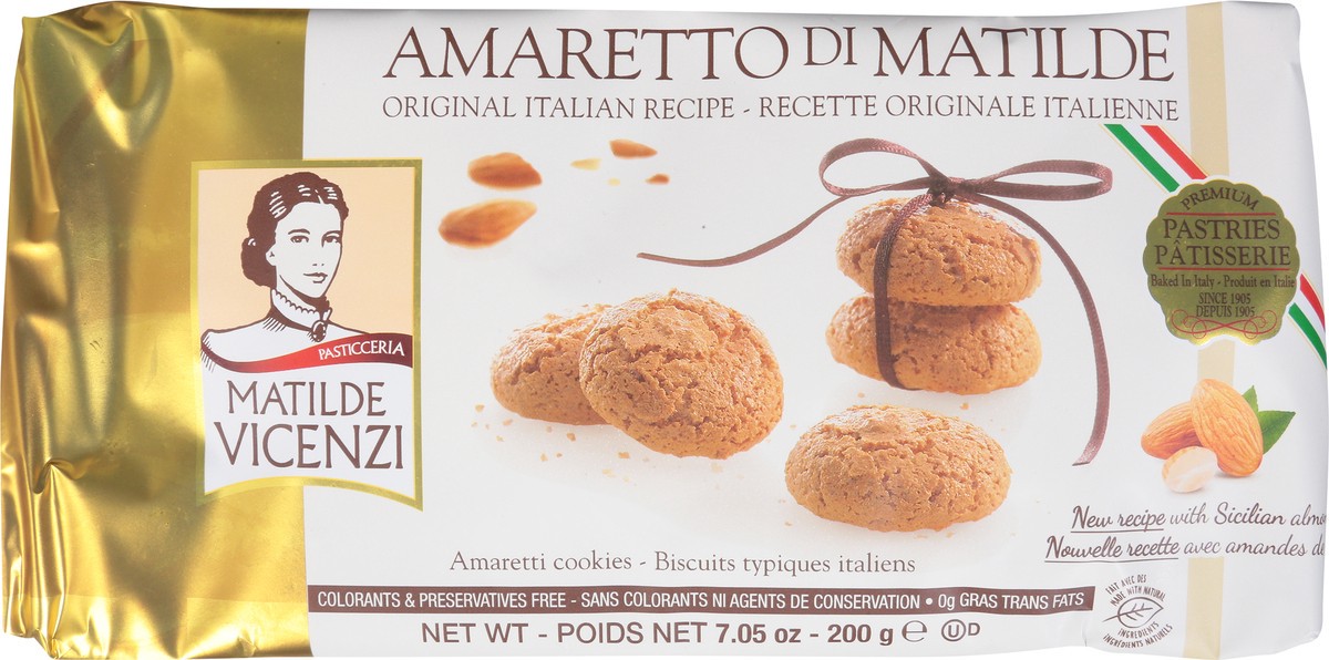 slide 6 of 9, Matilde Vicenzi Vicenzi Cookie Macaroon Ditalia Amaretto, 7.05 oz