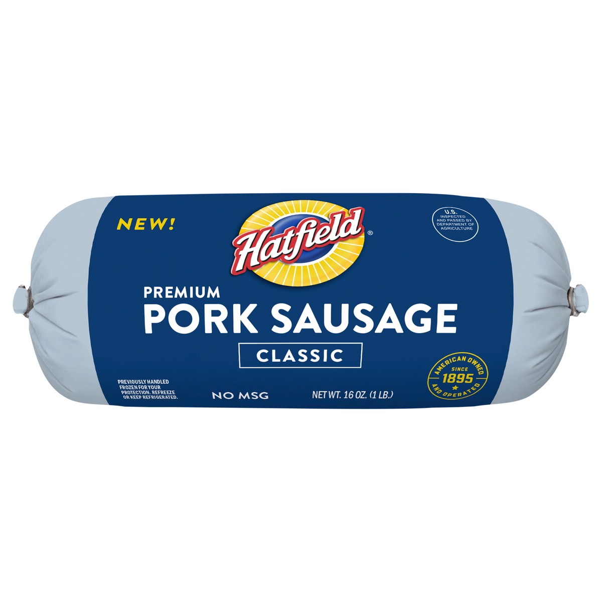 slide 3 of 8, Hatfield Classic Roll Sausage, 16 oz