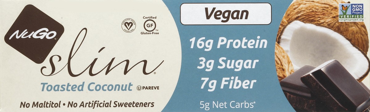 slide 3 of 4, NuGo Protein Bars 12 ea, 12 ct