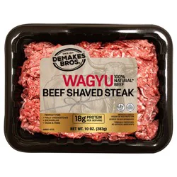 Demakes Bros. Wagyu Beef Shaved Steak, 10 oz Frozen