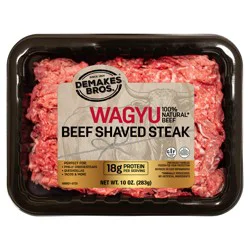 Demakes Bros. Wagyu Beef Shaved Steak, 10 oz Frozen