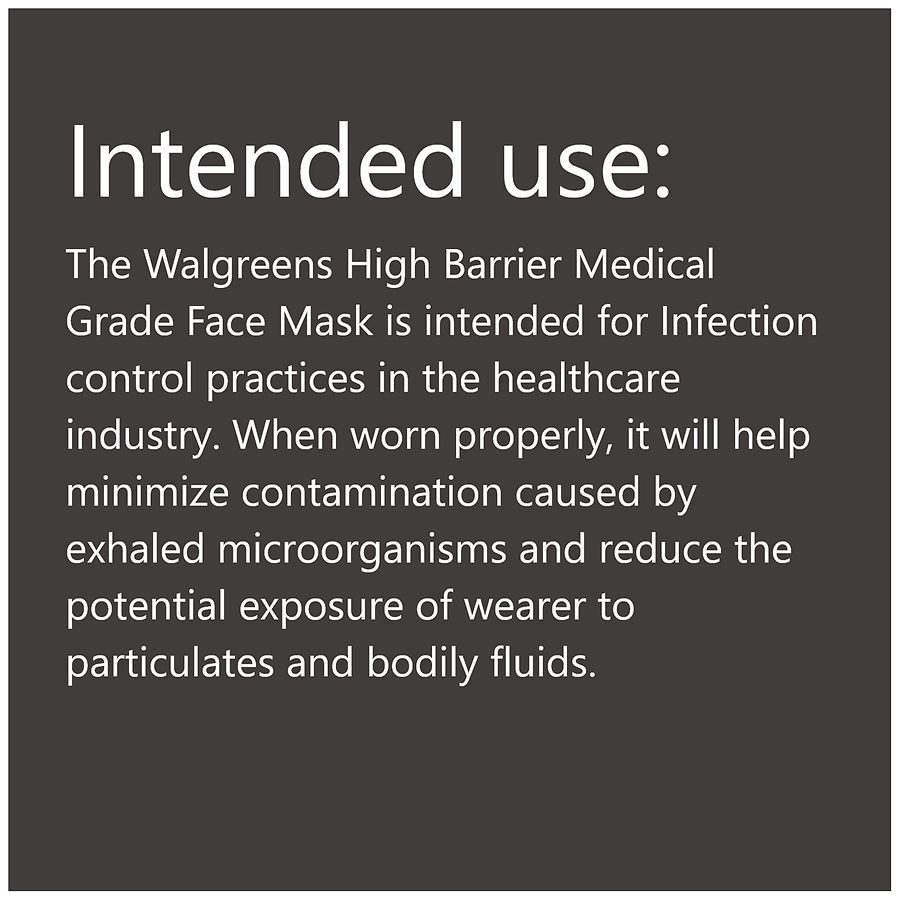 slide 4 of 5, Walgreens Max Barrier Mask, 25 ct