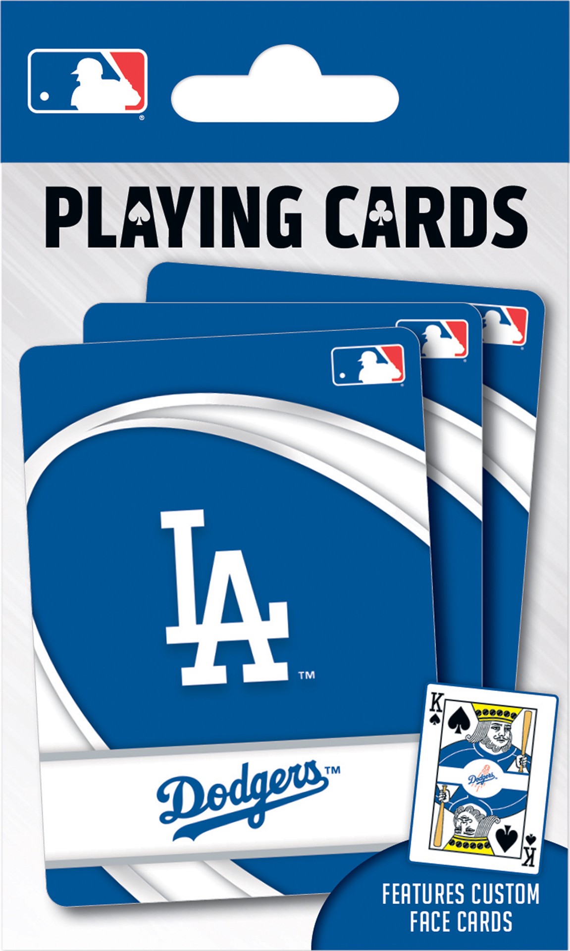 slide 1 of 4, Masterpieces Los Angeles Dodgers MLB Playing Cards, 1 ct