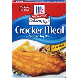 McCormick GOLDEN DIPT Cracker Meal Seafood Fry Mix, 10.0 oz