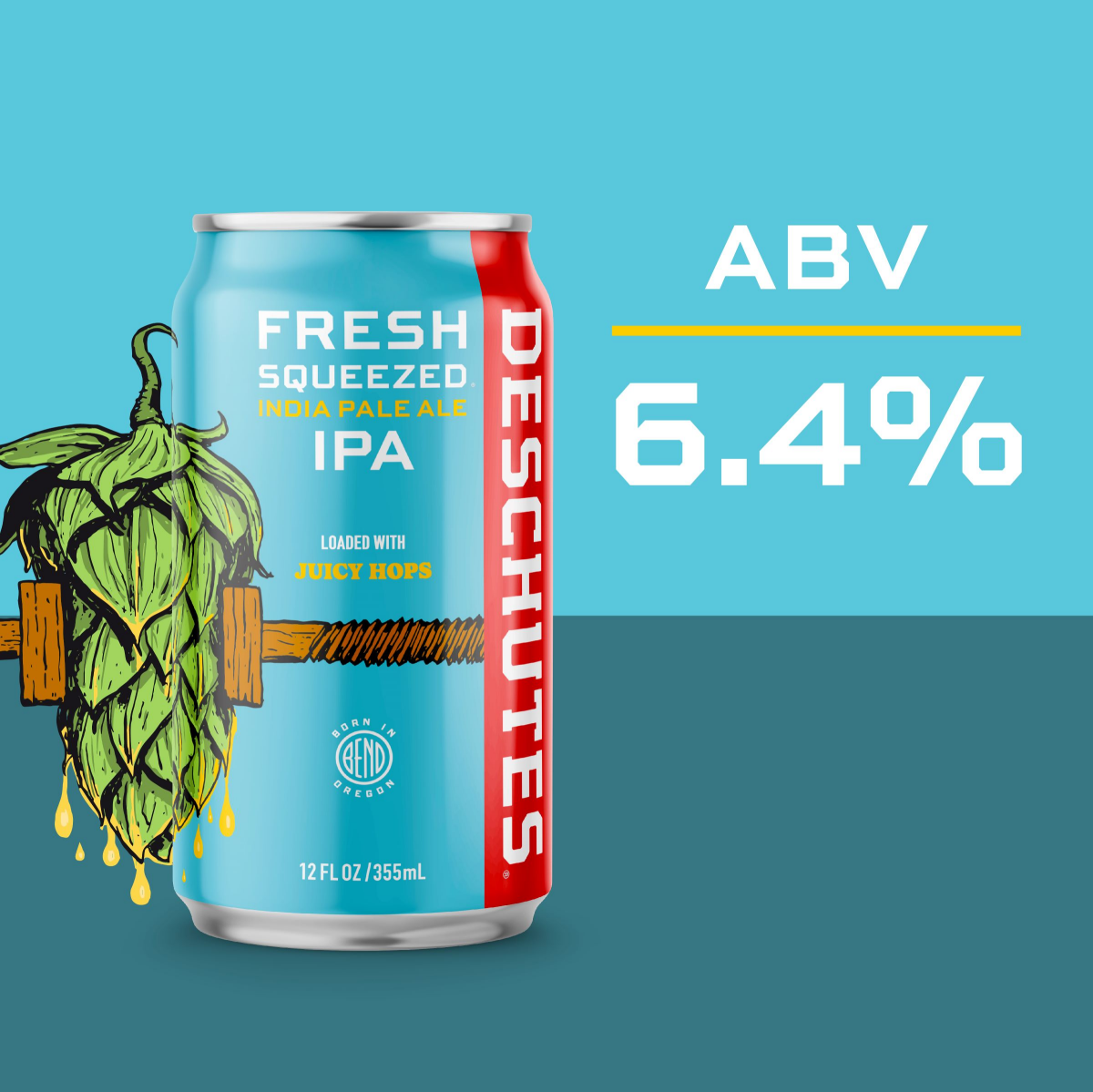 slide 4 of 4, Deschutes Fresh Squeezed Ale, 6 ct; 12 oz