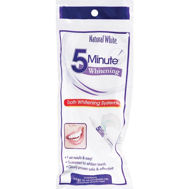 slide 1 of 1, Natural White 5 Minute Whitening Treatment, 1 ct