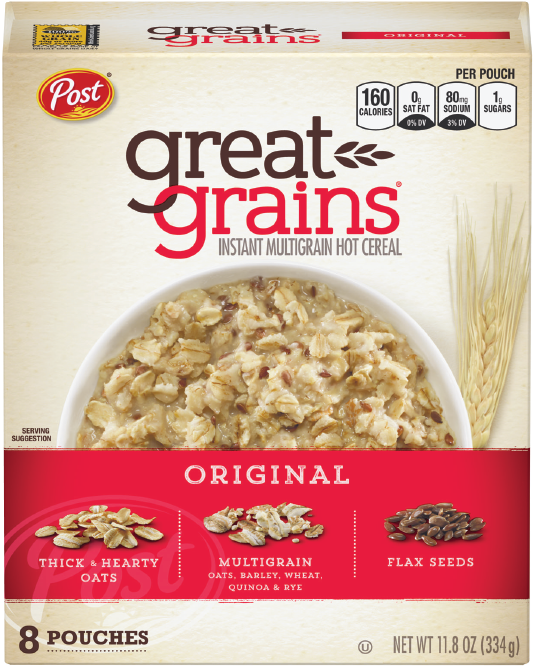 slide 1 of 1, Great Grains Instant Multigrain Hot Cereal, 8 ct; 1.48 oz