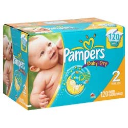 Pampers Diapers 120 ea