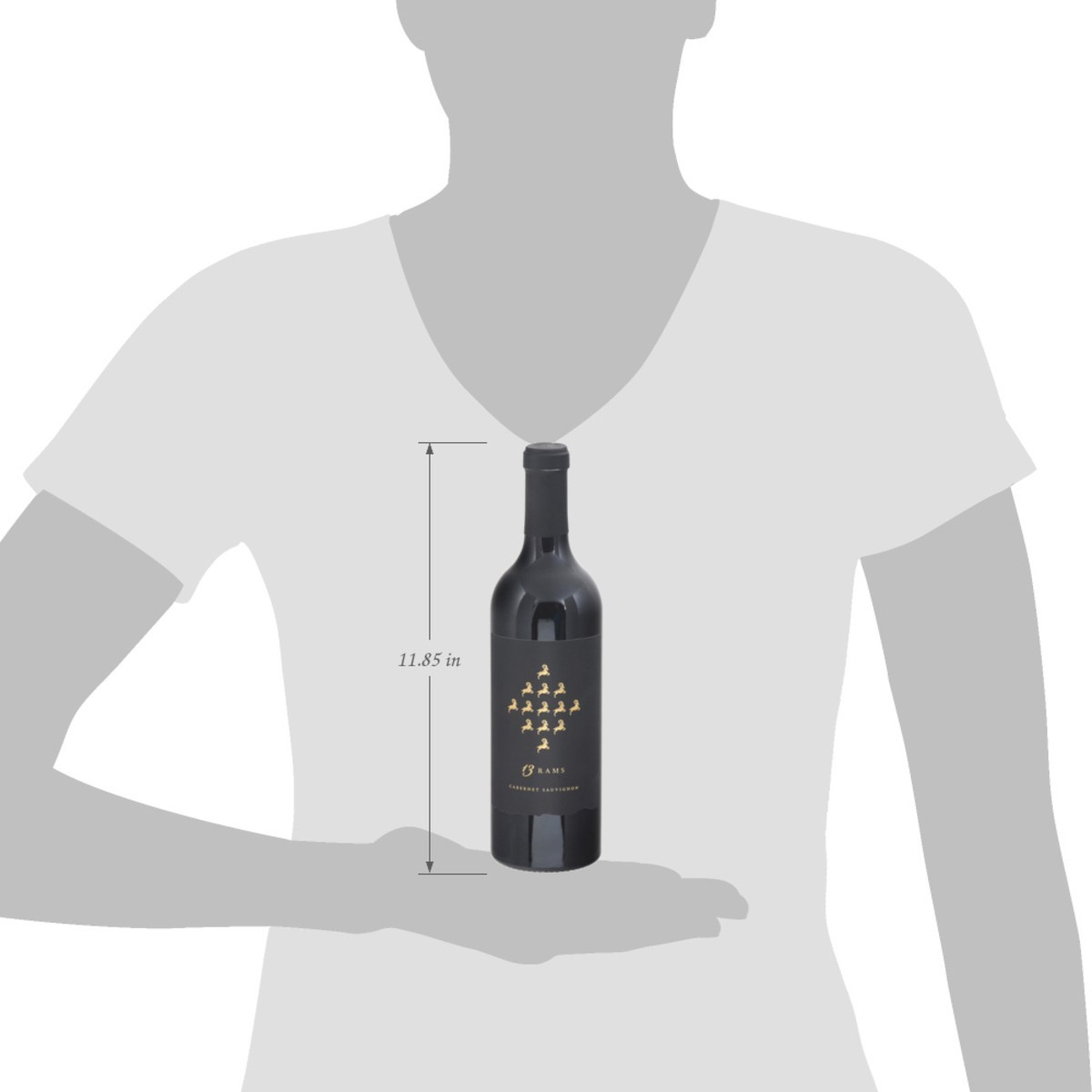 slide 3 of 13, 13 Rams Cabernet Sauv, 750 ml