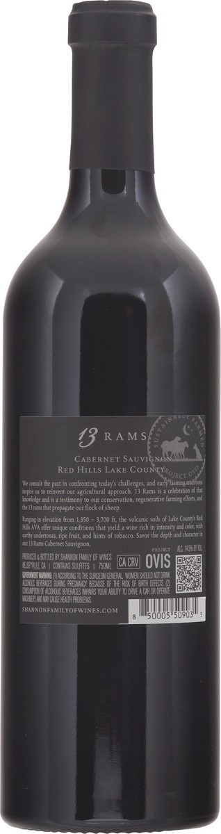 slide 7 of 13, 13 Rams Cabernet Sauv, 750 ml
