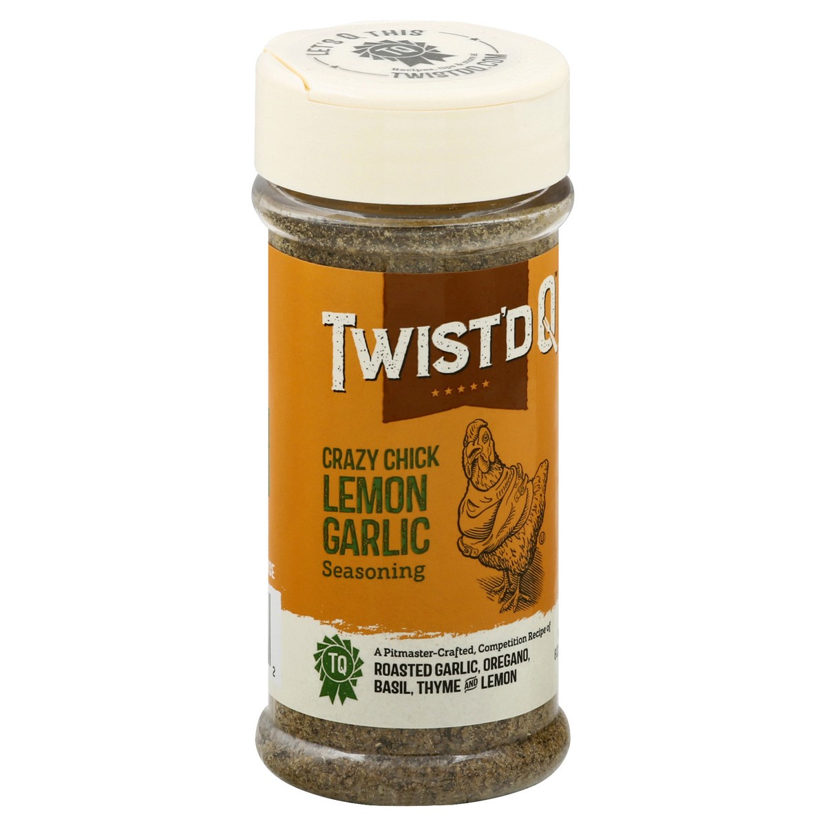 slide 7 of 9, Twistd Q Crazy Chick Lemon Garlic Seasoning 6 oz, 6 oz