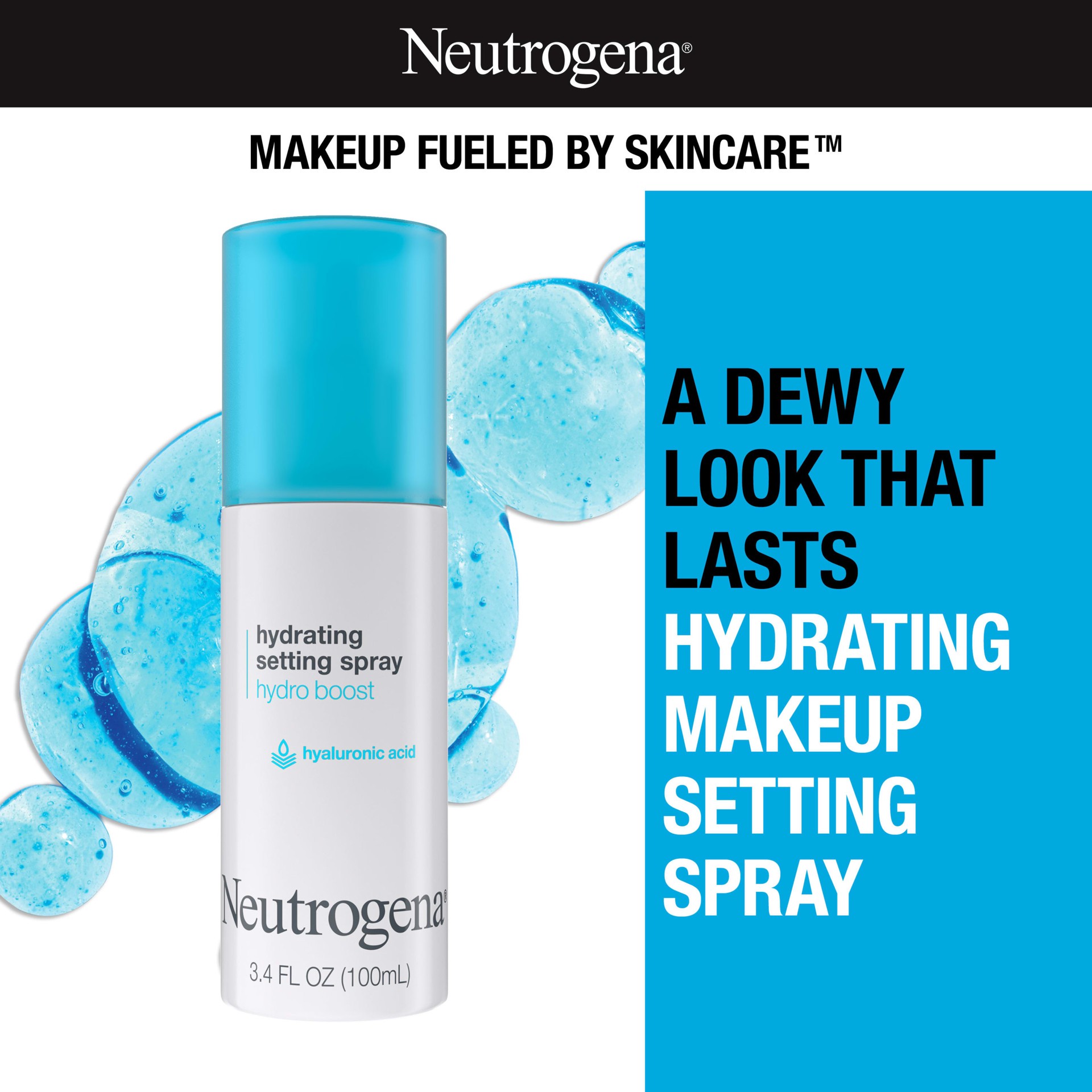 slide 9 of 9, Neutrogena Hydro Boost Glow Setting Spray - 3.4 fl oz, 3.4 fl oz