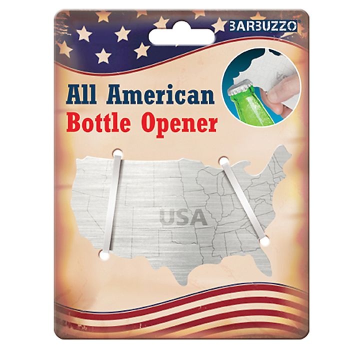 slide 3 of 3, Barbuzzo USA'' Bottle Opener'', 1 ct