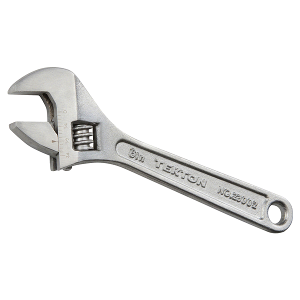 slide 1 of 1, Tekton Adjustable Wrench, 6 in