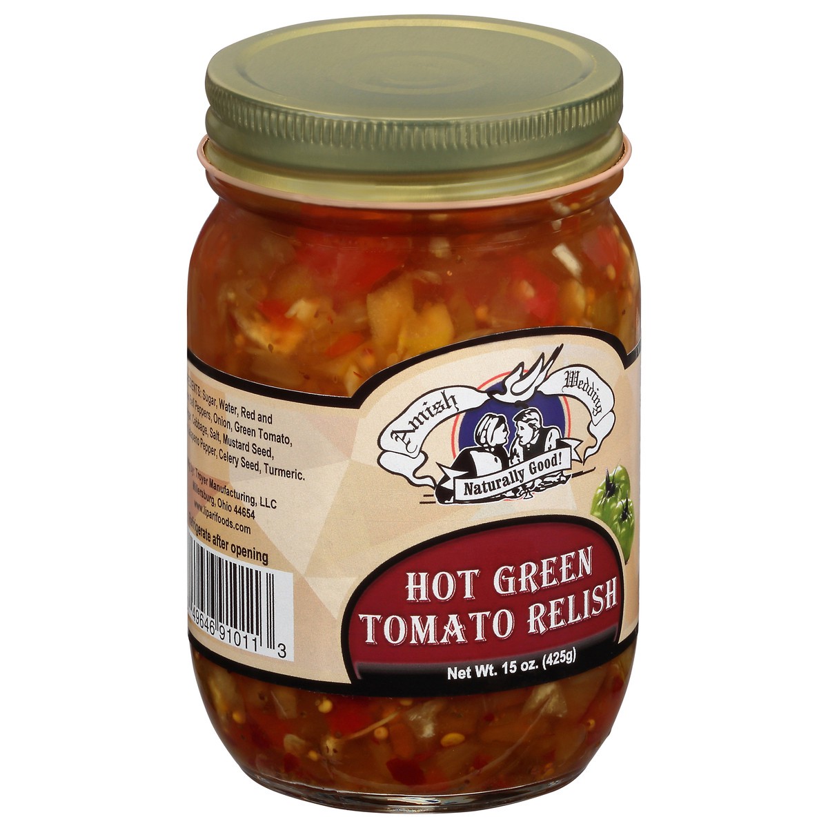 slide 6 of 13, Amish Wedding Relish Hot Green Tomat, 1 ct