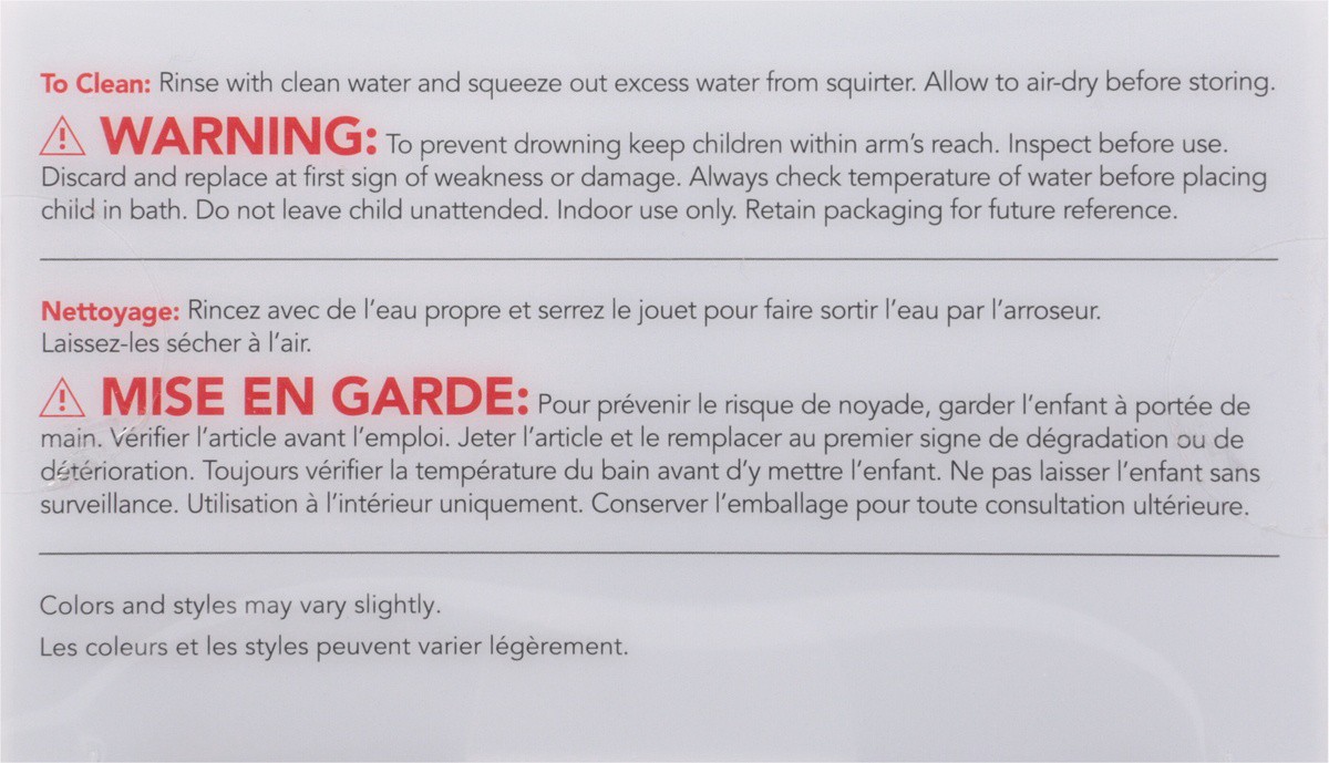 slide 6 of 9, Munchkin Ocean 9M+ Bath Squirts 4 ea, 4 ct