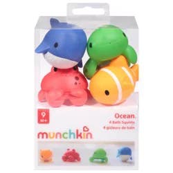 Munchkin Ocean 9M+ Bath Squirts 4 ea