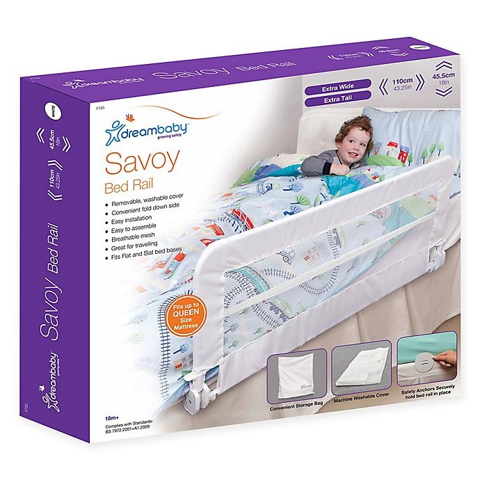 slide 1 of 6, Dreambaby Savoy Full Size Bed Rail - White, 1 ct