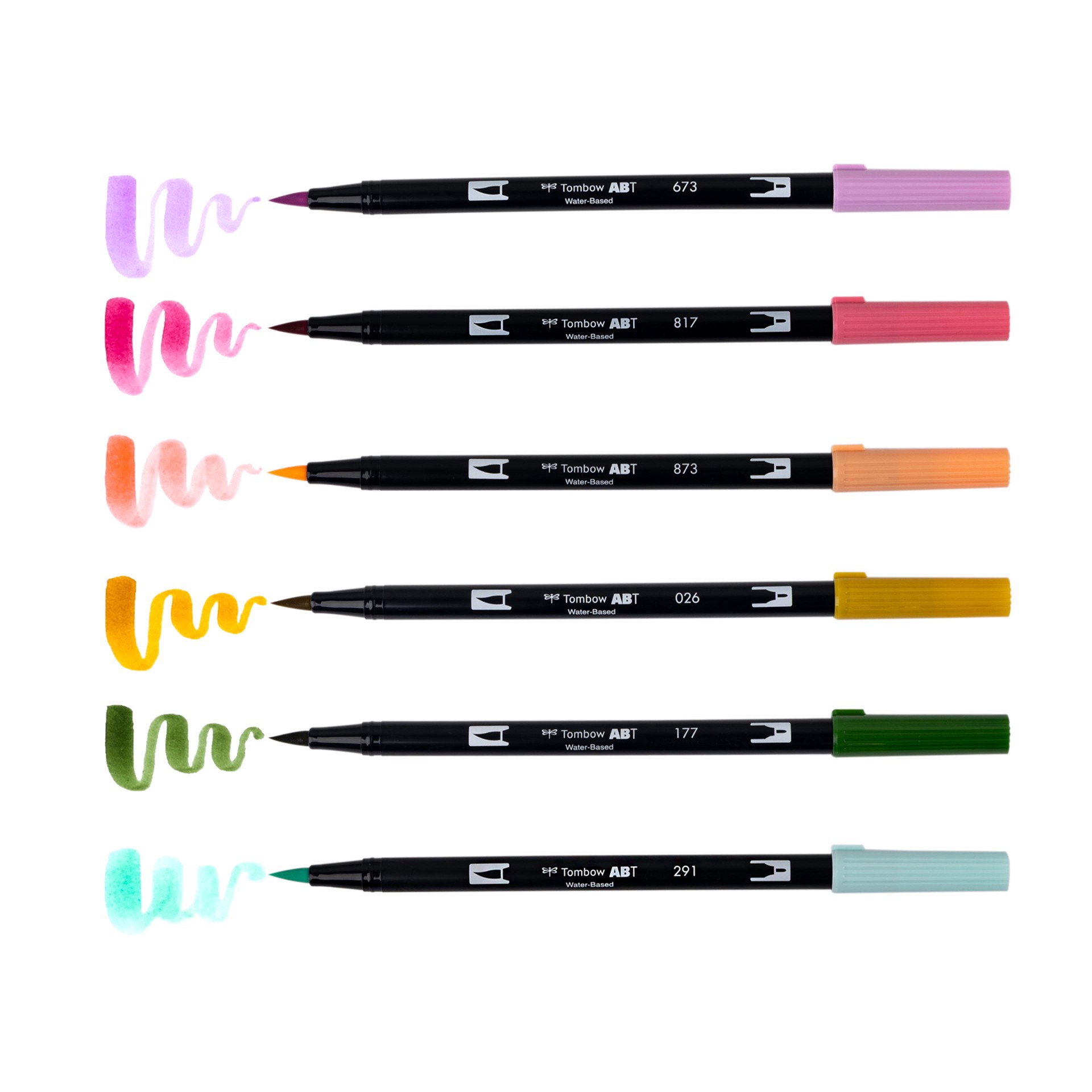 slide 4 of 11, Tombow Teatime Dual Brush Pen Set, 6 ct