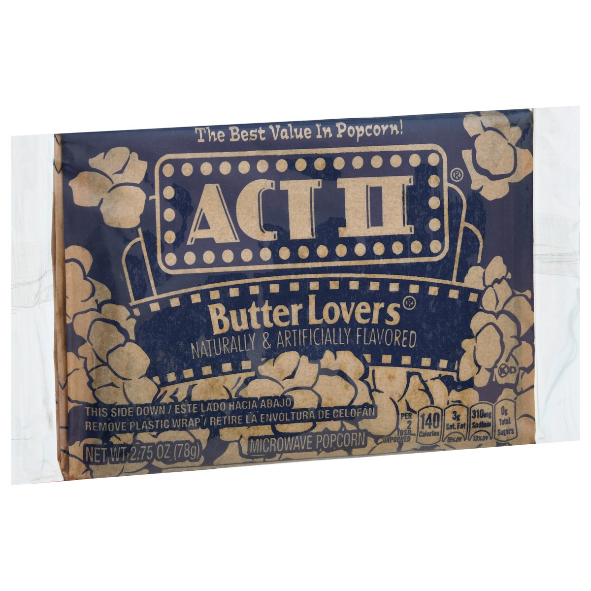 slide 9 of 11, ACT II Butter Lovers Microwave Popcorn 2.75 oz, 2.75 oz