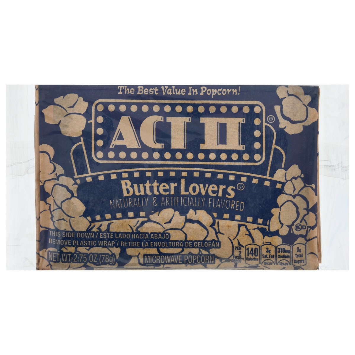 slide 7 of 11, ACT II Butter Lovers Microwave Popcorn 2.75 oz, 2.75 oz