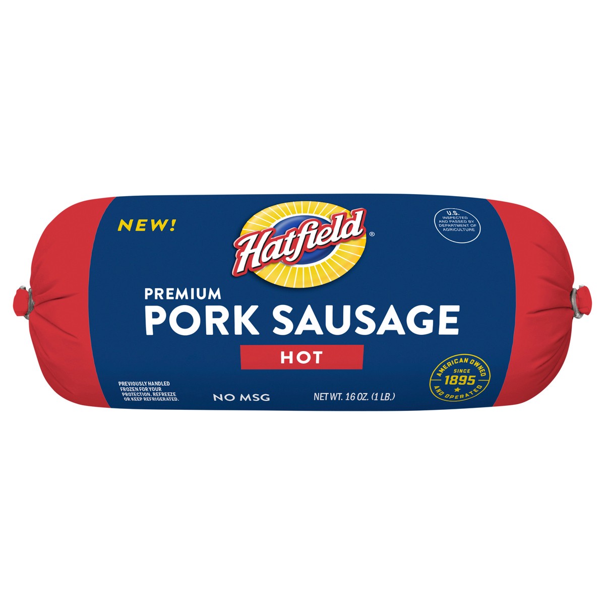 slide 6 of 7, Hatfield Hot Roll Sausage, 16 oz