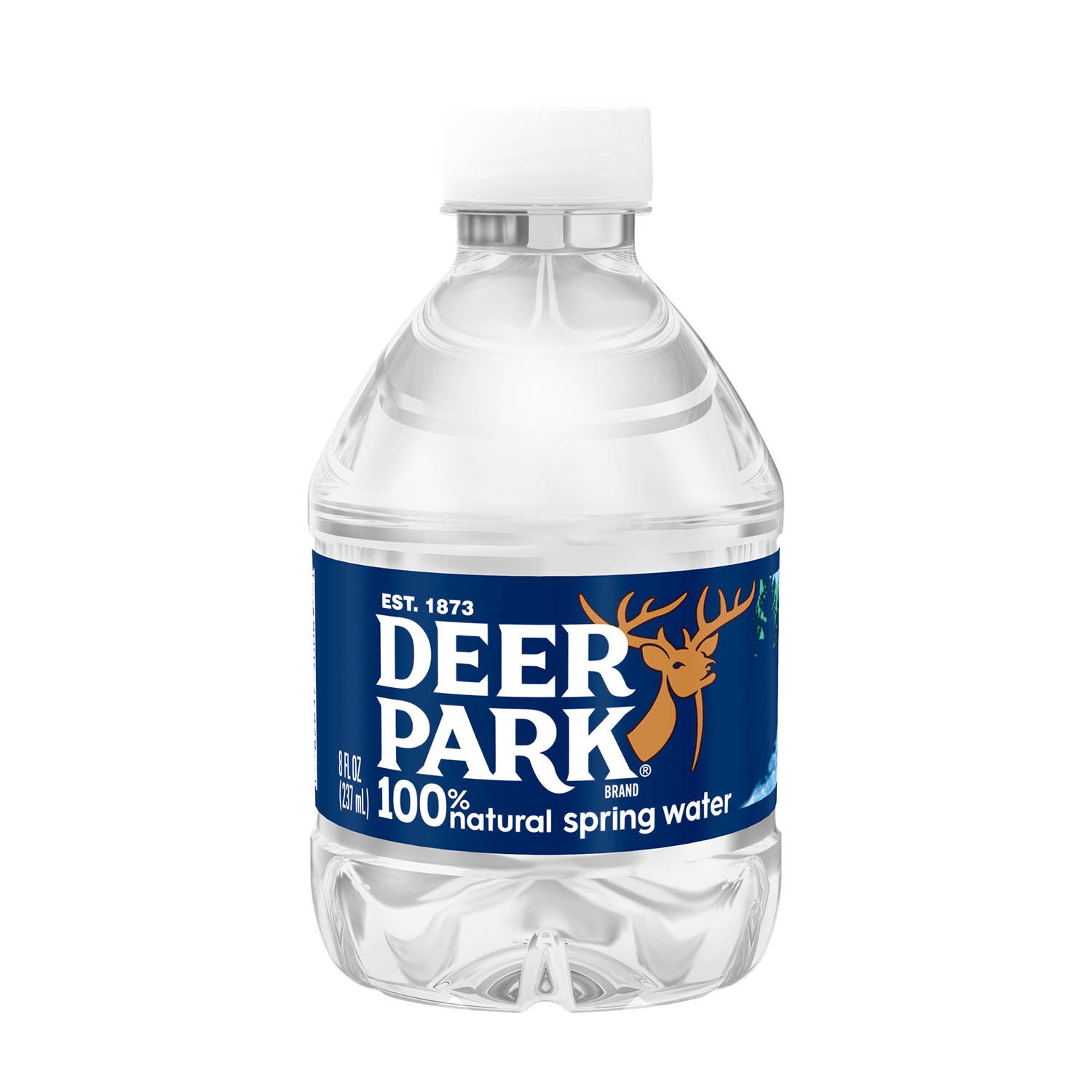 slide 1 of 4, DEER PARK Brand 100% Natural Spring Water, 8-ounce mini plastic bottle, 8 oz