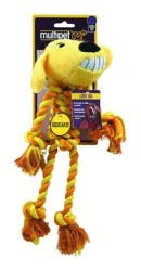 Multipet Rope Body Loofa Dog Toy - Assorted