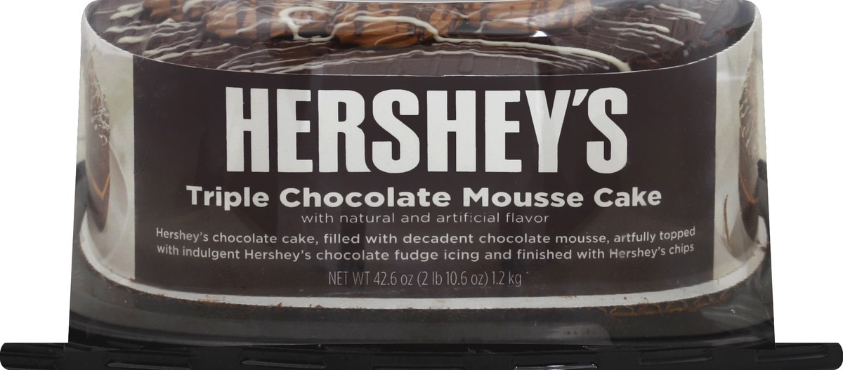 slide 2 of 2, Hershey's Triple Chocolate Mousse Cake, 42.6 oz