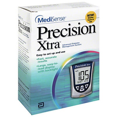 slide 1 of 1, MediSense Precision Xtra Advanced Diabetes Management System Test Kit, 1 ct