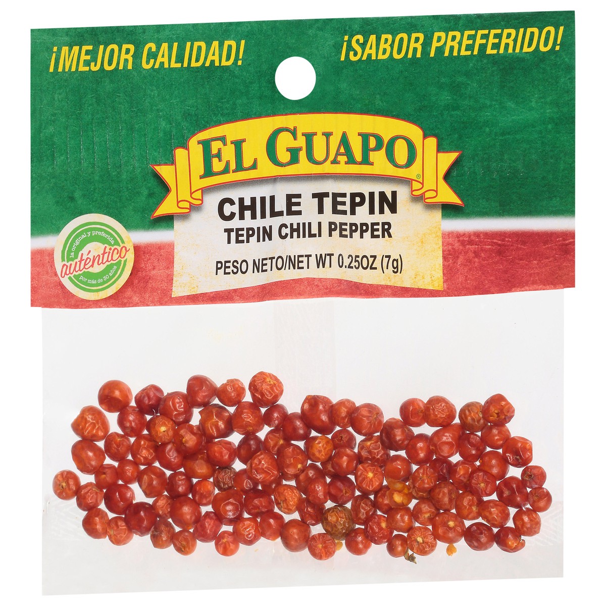 slide 7 of 9, El Guapo Chile Tepin Whole, 0.25 oz