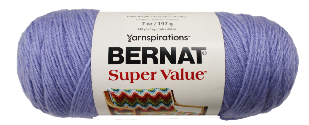 slide 1 of 1, Bernat Super Value Yarn Wisteria, 1 ct