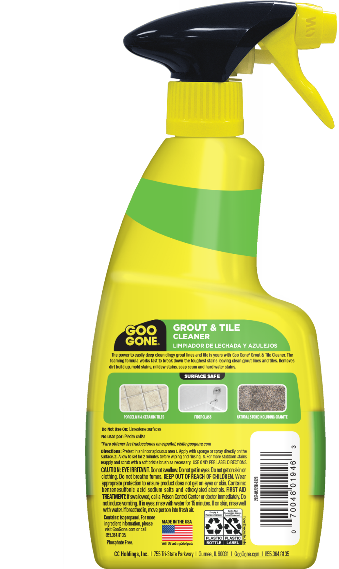 slide 4 of 9, Goo Gone Cleaner Grout Whole Home Bottle, 14 fl oz