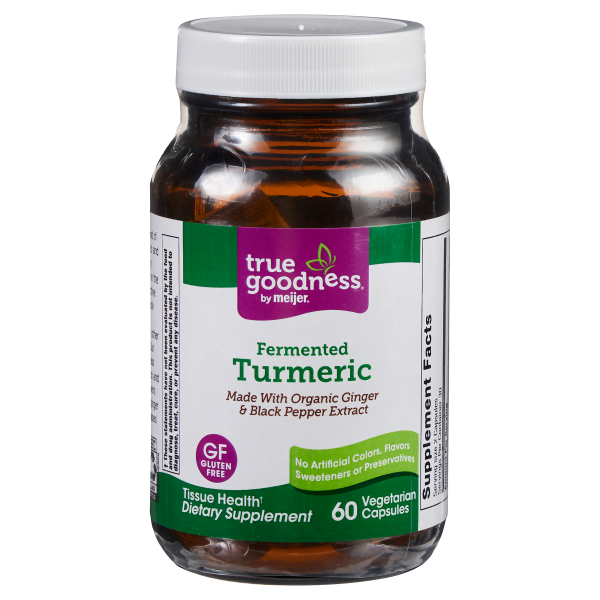 slide 1 of 29, True Goodness Fermented Turmeric, 60 Vegetarian Capsules, 60 ct