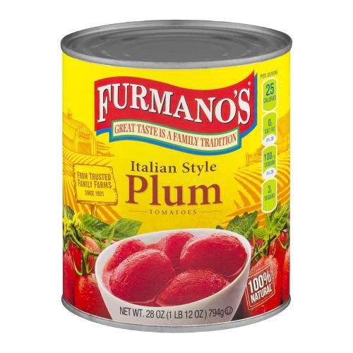 slide 1 of 2, Furmano's Tomatoes - Plum Italian Style, 28 oz