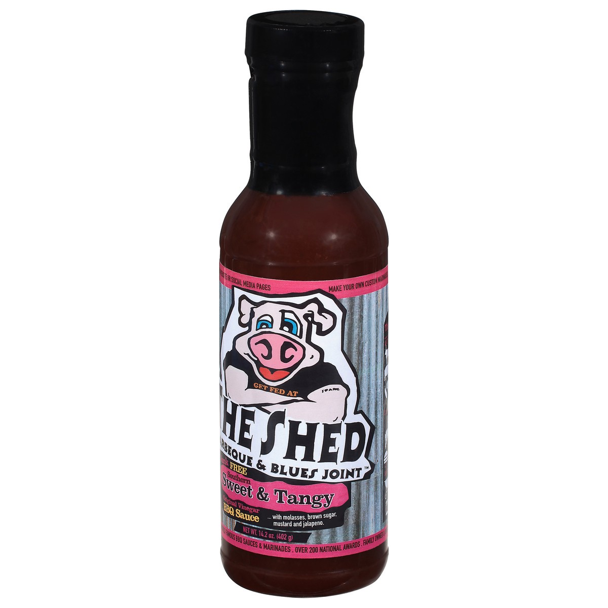 slide 12 of 12, The Shed Barbeque & Blues Joint Original Vinegar BBQ Sauce 14.2 oz, 14.2 oz