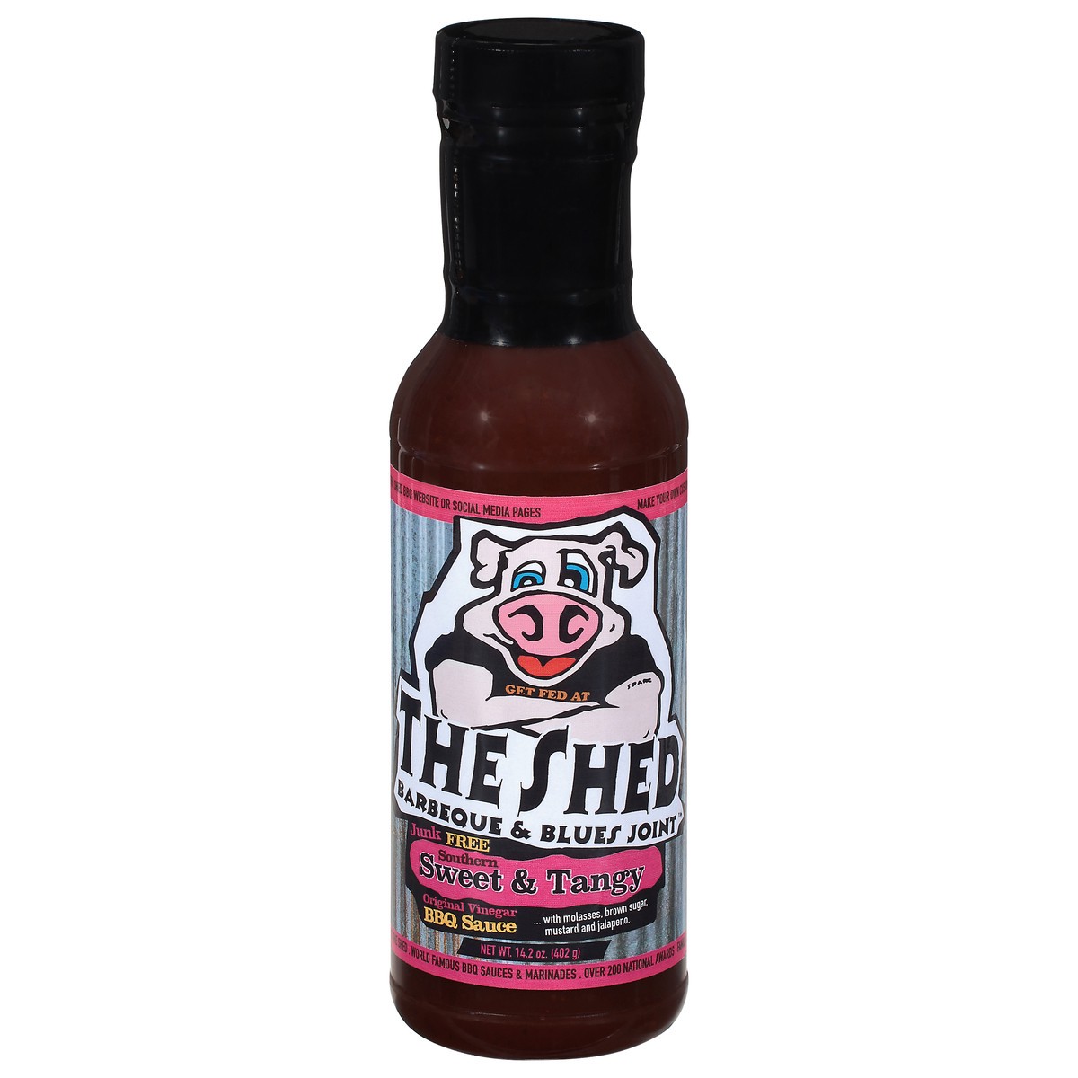 slide 1 of 12, The Shed Barbeque & Blues Joint Original Vinegar BBQ Sauce 14.2 oz, 14.2 oz