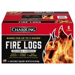 CharKing Fire Logs - 6 ea