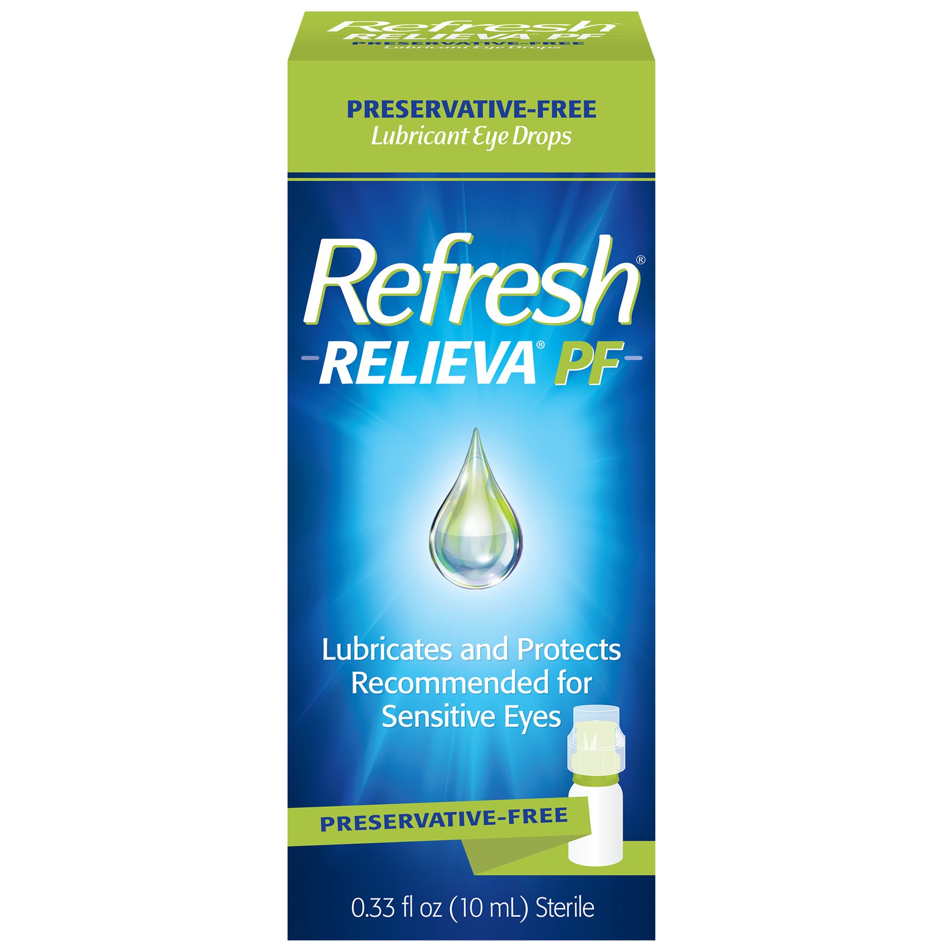 slide 3 of 5, Refresh Relieva Preservative-Free Tears Lubricant Eye Drops, 0.33 fl oz (10 mL), 0.33 oz