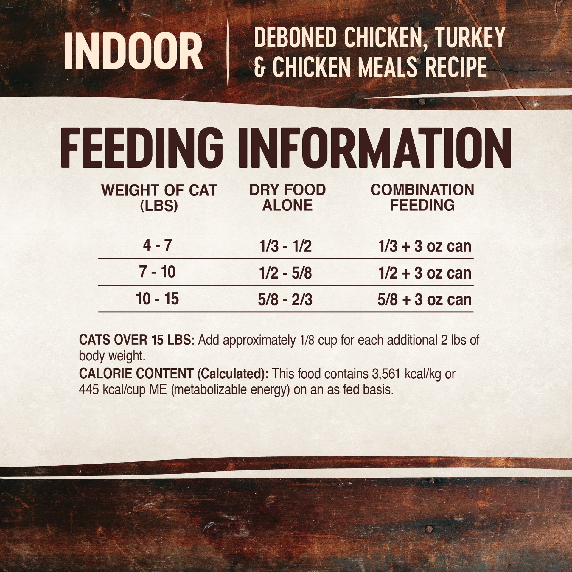 slide 3 of 5, Wellness CORE+ Grain-Free Chicken, Turkey & Chicken Meal Indoor Formula Dry Cat Food, 5 Pound Bag, 1 ct