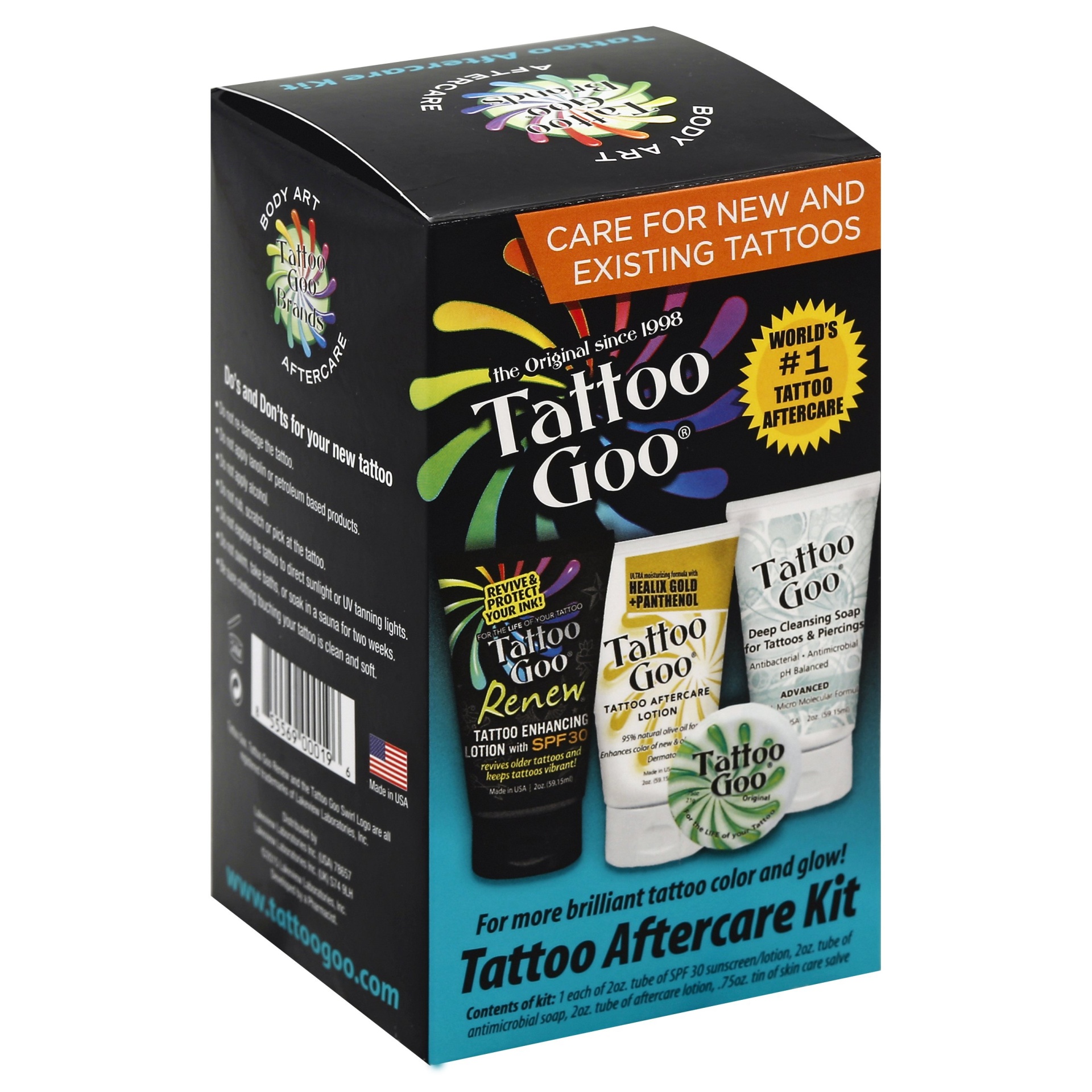 slide 1 of 7, Tattoo Goo Aftercare Kit, 1 ct
