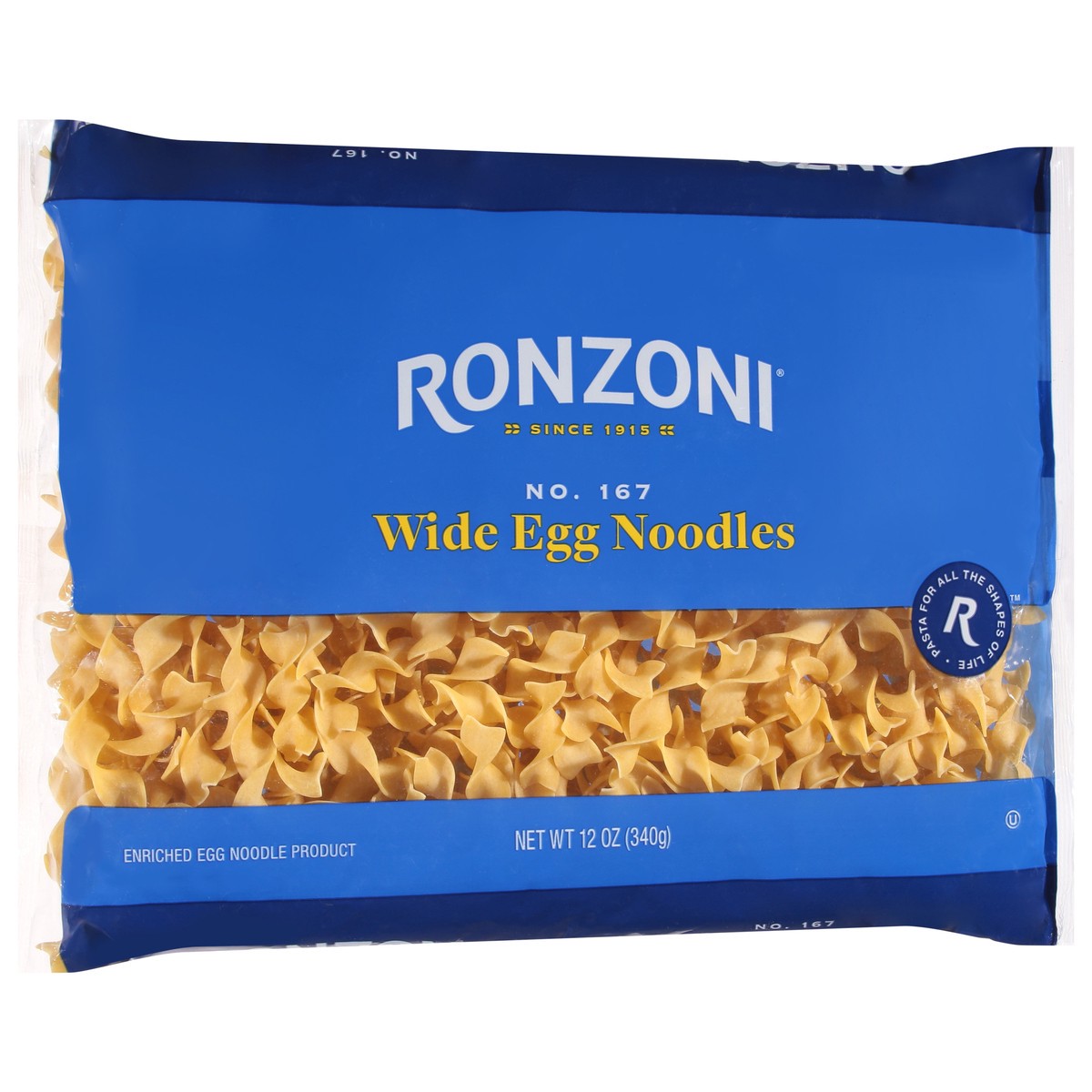 slide 11 of 13, Ronzoni No.167 Wide Egg Noodles 12 oz, 12 oz