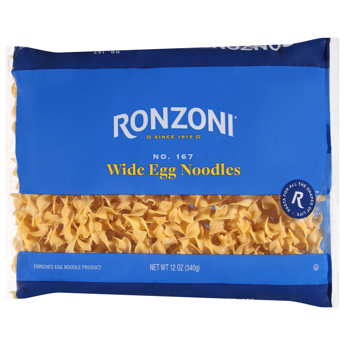 slide 12 of 13, Ronzoni No.167 Wide Egg Noodles 12 oz, 12 oz