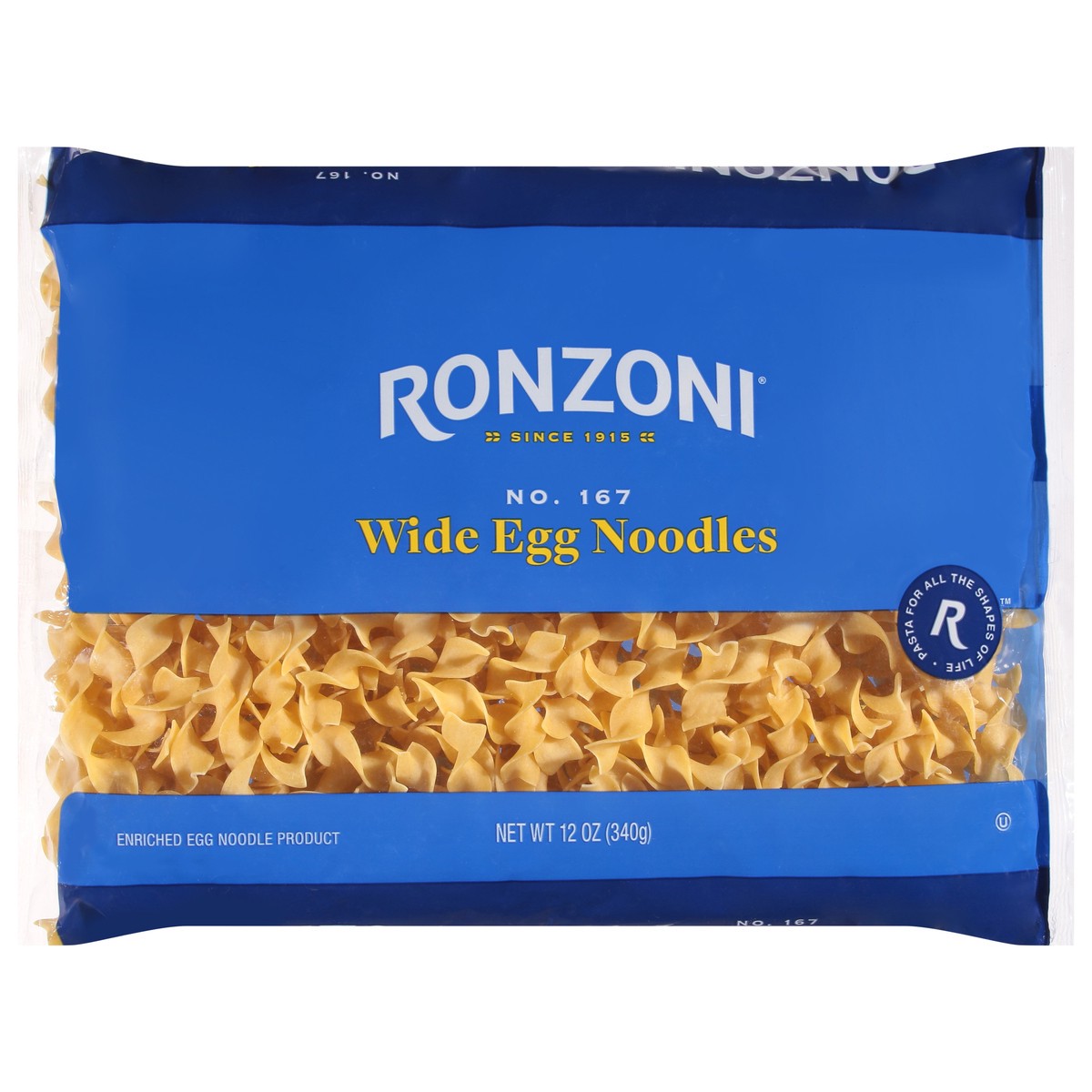 slide 9 of 13, Ronzoni No.167 Wide Egg Noodles 12 oz, 12 oz