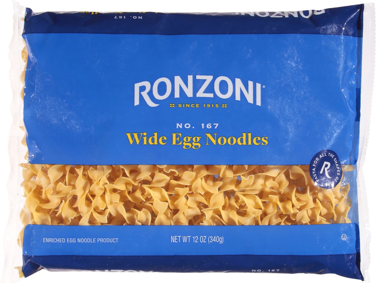 slide 7 of 13, Ronzoni No.167 Wide Egg Noodles 12 oz, 12 oz